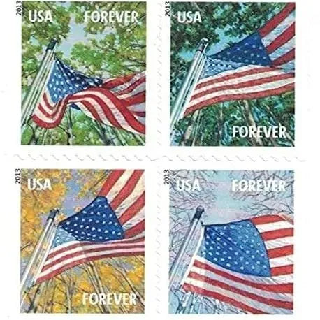 2013 A Flag for All Seasons Forever First Class Postage Stamps Foreverstamp