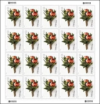 2017 Wedding Series Celebration Boutonniere Forever First Class Postage Stamps Foreverstamp