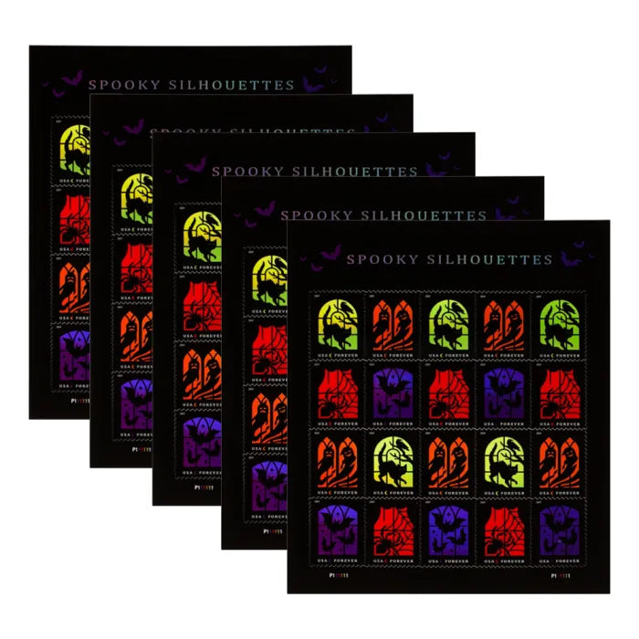 2019 Spooky Silhouettes Forever First Class Postage Stamps Foreverstamp